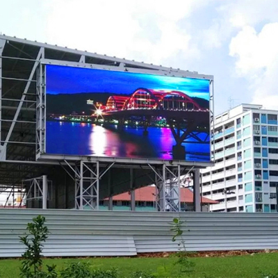 Affichage d'écran visuel imperméable adapté aux besoins du client de publicité extérieure de mur de LED