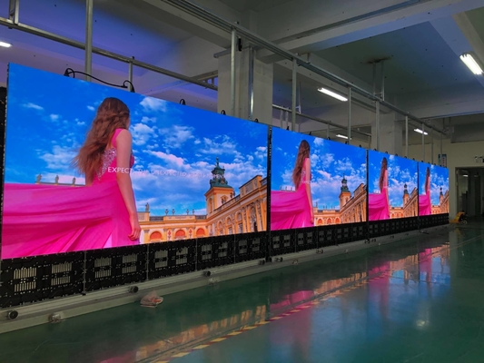 Affichage visuel SMD HD d'écran de panneau de mur de 4K LED d'intérieur fixe ultra-mince polychrome