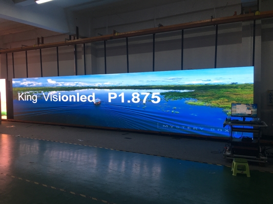 Le mur visuel mené d'intérieur polychrome P1.25 P1.875 P2.5 HD a mené l'écran de visualisation