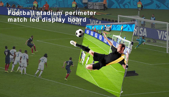 L'écran de visualisation de stade de football Videotron P10 a mené le système de la publicité de périmètre