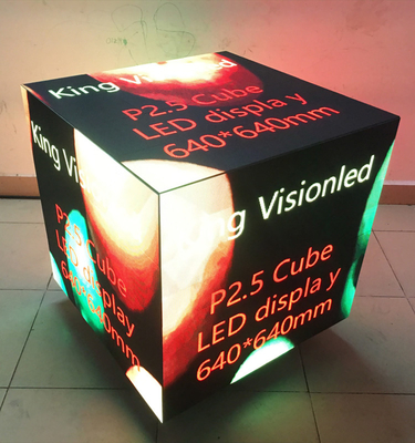 le cube magique en 640x640mm a mené place 2.5mm de la publicité de l'effet SMD2121 de l'affichage 3d la grande