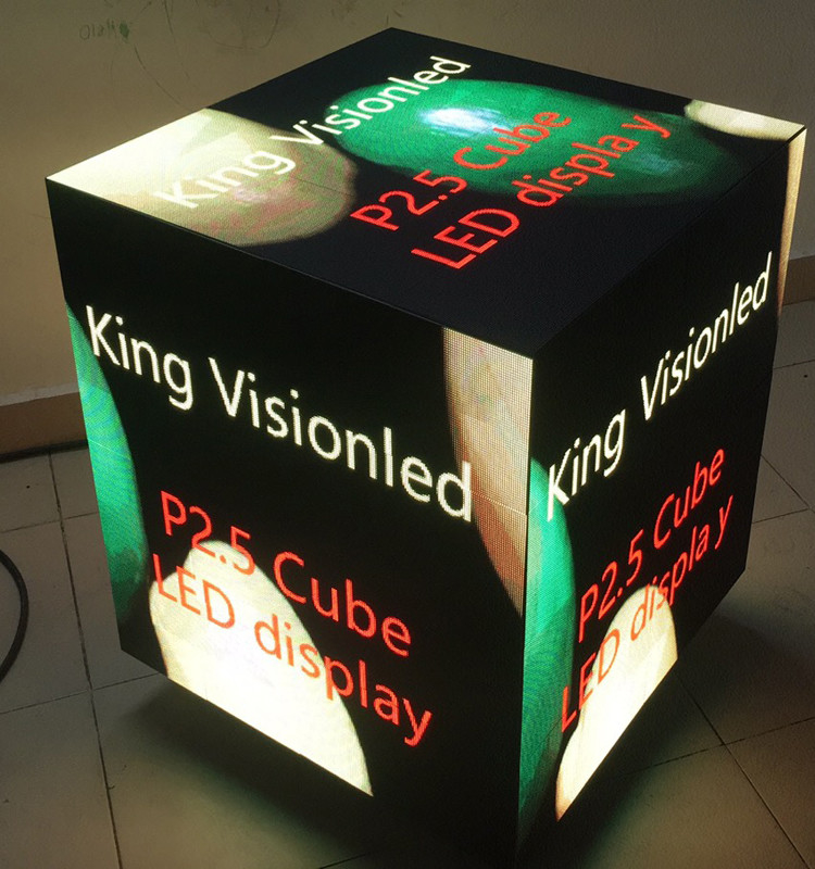 le cube magique en 640x640mm a mené place 2.5mm de la publicité de l'effet SMD2121 de l'affichage 3d la grande