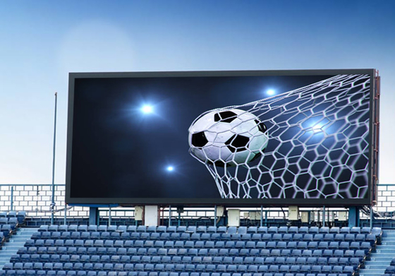 Affichage d'écran de publicité polychrome du périmètre LED de stade de football P6.67 P8 P10