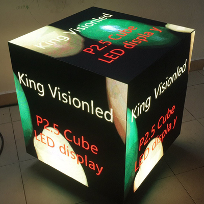 panneaux de mur 4k visuels menés d'intérieur P2.5 annonçant le cube de Rubik avec des aimants